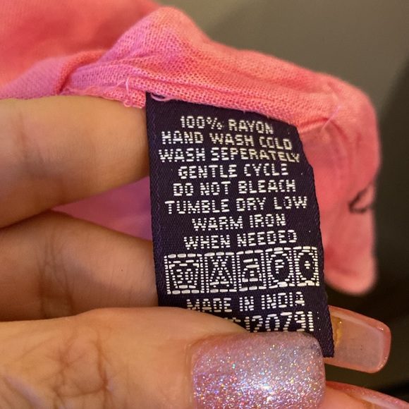 NWT True Rock Free Size Dress Tie Dye Embroidered Appliqued Crew Neck Point Hem - Picture 7 of 7